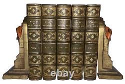 1 of 150, DELUXE LARGE PAPER, ESSAYS OF MONTAIGNE, FINELY BOUND by MAURIN, 5 VOL