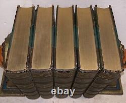 1 of 150, DELUXE LARGE PAPER, ESSAYS OF MONTAIGNE, FINELY BOUND by MAURIN, 5 VOL