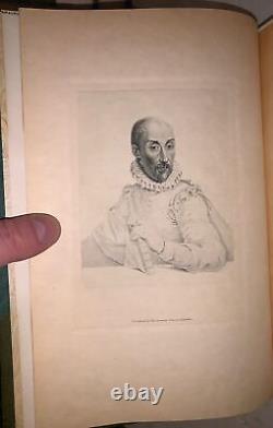 1 of 150, DELUXE LARGE PAPER, ESSAYS OF MONTAIGNE, FINELY BOUND by MAURIN, 5 VOL