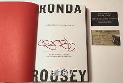 $125 My Fight Your Fight Ronda Rousey Signed 1st Edition COA 2015 Boxing Book