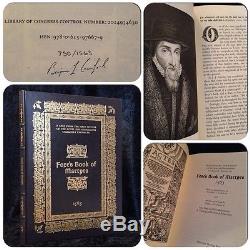 1563 FIRST ED Foxe's Book of Martyrs A NOBLE FRAGMENT Wycliffe TYNDALE KJV Bible