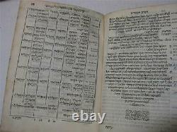 1602! Venice ARUGAT HABOSEM HebrewithJudaica/Jewish by Rabbi Shmuel Arkevolti