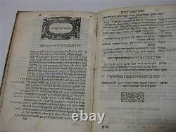 1602! Venice ARUGAT HABOSEM HebrewithJudaica/Jewish by Rabbi Shmuel Arkevolti