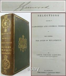 1841selections From Dispatches/order, Duke Of Wellingtonsigned Deluxe Edition