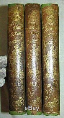1849 The Lancashire Witches Signed William Ainsworth 1st Edition 3v Occult Devil