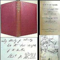 1864 Nile Basin Signed Richard F Burton Egypt Maps 1st Edition Travel MID East