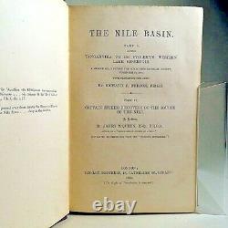 1864 Nile Basin Signed Richard F Burton Egypt Maps 1st Edition Travel MID East