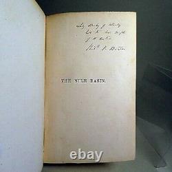 1864 Nile Basin Signed Richard F Burton Egypt Maps 1st Edition Travel MID East