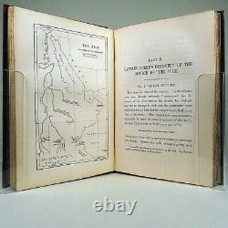 1864 Nile Basin Signed Richard F Burton Egypt Maps 1st Edition Travel MID East