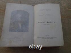1868 Memorials Literary and Religious of Thomas Garland, Signed, 1st edition T10