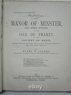 1889 1st HISTORY ISLE of THANET KENT Signed Limited Edition NUMBER ONE Aldred