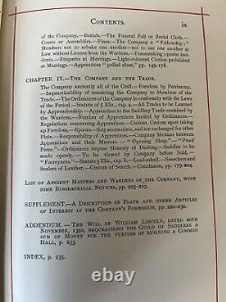 1889 History of Guild of Saddlers 1st Private Printing Signed Full Leather