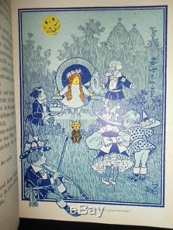 1899 Wonderful Wizard Of Oz Signed L Frank Baum 1st Edition 24 Color ILL Fantasy