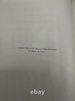 1902 Signed 1st Edition Edward J Hamilton Hoosier Poetry Book Western Press
