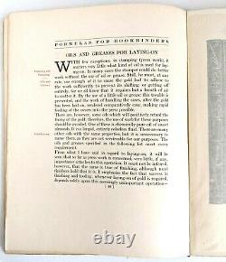 1905 Louis Kinder FORMULAS FOR BOOKBINDERS SIGNED & NUMBERED True First RARE
