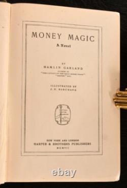 1907 Money Magic Hamlin Garland Illustrated Signed 1st Edition
