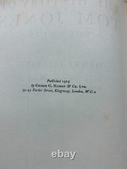 1925 Signed 1st Ed Limited Edition The History Of Tom Jones Antique Book (p7)