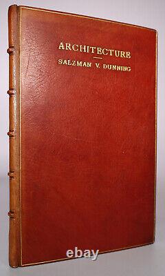 1927 Casual Letters Architecture History Rebuttal by LF Salzmann Dunning Signed