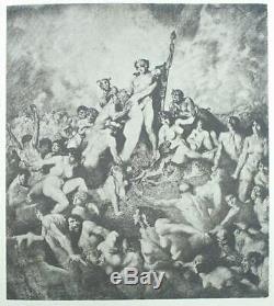 1928 Norman Lindsay DIONYSOS, SIGNED, 1/500 free shipping worldwide