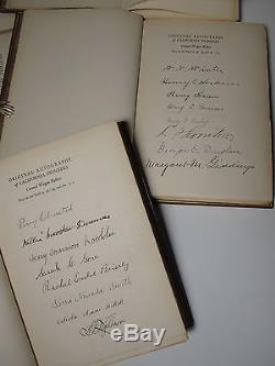 1928 Signed Rare California Pioneers Donner Party Pony Express Gold Rush 9 Vol