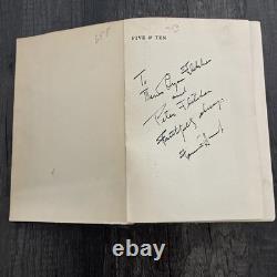 1929 Five and Ten Fannie Hurst SIGNED 1st Edition+Handwritten Letter & Clipping