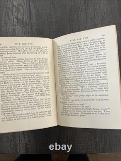 1929 Five and Ten Fannie Hurst SIGNED 1st Edition+Handwritten Letter & Clipping