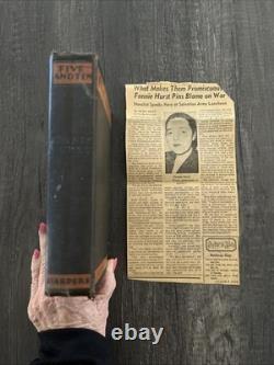 1929 Five and Ten Fannie Hurst SIGNED 1st Edition+Handwritten Letter & Clipping