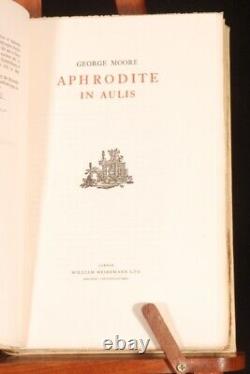 1930 GEORGE MOORE Aphrodite in Aulis LIMITED SIGNED