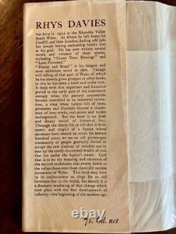 1935 RHYS DAVIES 1st Edition HONEY & BREAD Signed Copy + D/W Mining Novel Wales