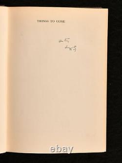 1935 Things to Come HG Wells 1st Edition Signed Presentation Anthony West