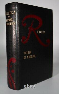 1938 REBECCA by Daphne du Maurier 1st Edition SIGNED by Author Leather Binding