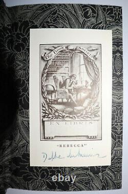 1938 REBECCA by Daphne du Maurier 1st Edition SIGNED by Author Leather Binding