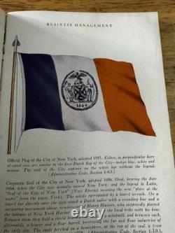1939 New York Advancing Book Signed 1st Edition World's Fair Edition Rare