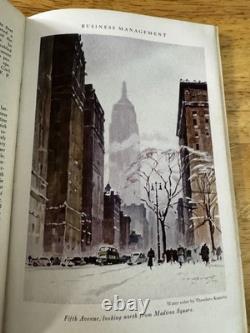 1939 New York Advancing Book Signed 1st Edition World's Fair Edition Rare