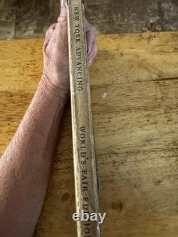 1939 New York Advancing Book Signed 1st Edition World's Fair Edition Rare