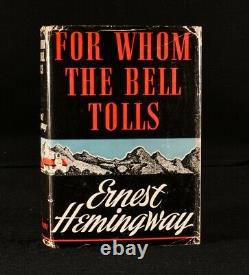 1940 For Whom The Bell Tolls Ernest Hemingway 1st Edition Signed Scarce