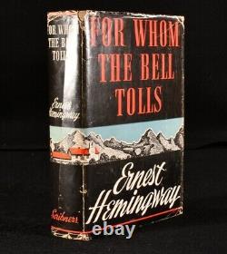 1940 For Whom The Bell Tolls Ernest Hemingway 1st Edition Signed Scarce