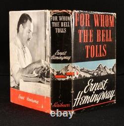 1940 For Whom The Bell Tolls Ernest Hemingway 1st Edition Signed Scarce