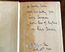 1940 RHYS DAVIES 1st Edition SEA URCHIN Adventures Of Jorgen Jorgensen SIGNED