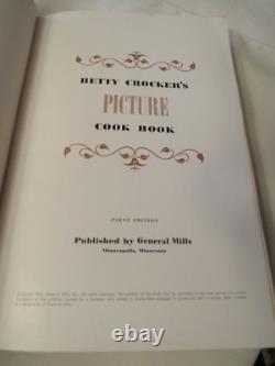 1950 BETTY CROCKER 1st EDITION SIGNED, PERSONALIZED SPEC. ED. PICTURE COOKBOOK