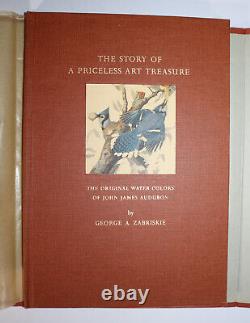 1950 Story of a Priceless Art Treasure Audubon Art bound by G Zabrinskie Signed