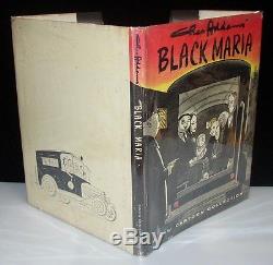 1960 Black Maria Charles Addams Family Signed First Edition With Comic Drawing