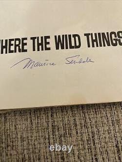 1963 Where The Wild Things Are 1st Edition Signed By Maurice Sendak, Very Rare