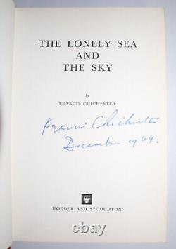 1964 The Lonely Sea and the Sky Francis CHICHESTER Signed First Deluxe Edition