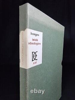 1975 Irish Strategies LIMITED EDITION #263 of 350 copies SIGNED x3 Dolmen Press