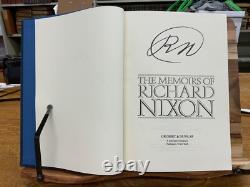 1978 Memoirs of Richard Nixon 1st Edition Signed by Author (Nixon) with Slip Case