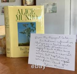 1986 Progress of Love Alice Munro 1st Edition 1st Printing Signed Author Letter