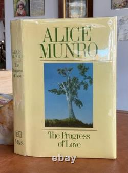 1986 Progress of Love Alice Munro 1st Edition 1st Printing Signed Author Letter