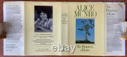 1986 Progress of Love Alice Munro 1st Edition 1st Printing Signed Author Letter