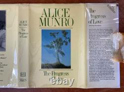 1986 Progress of Love Alice Munro 1st Edition 1st Printing Signed Author Letter